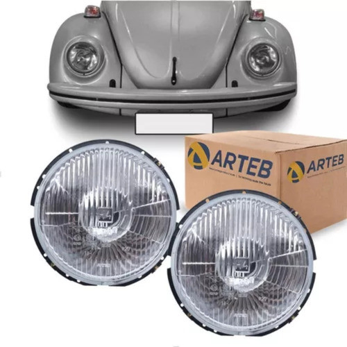Par Farol Fusca 1974 A 1996 Kombi H4 Original Arteb