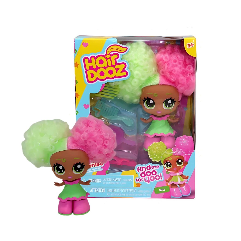 Brinquedo Infantil Hair Dooz Mini Boneca Colecionável Lilly 11cm 3+ anos Multikids - BR2212