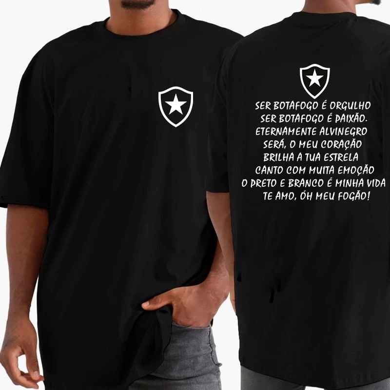 Camisa Torcedor Botafogo Furia Jovem Time Glorioso Alvinegro Futebol ref 01 ...