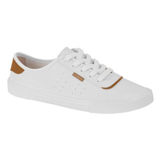 Tênis Feminino Moleca Napa Branco Macio Casual Original Confortável Dia A Dia