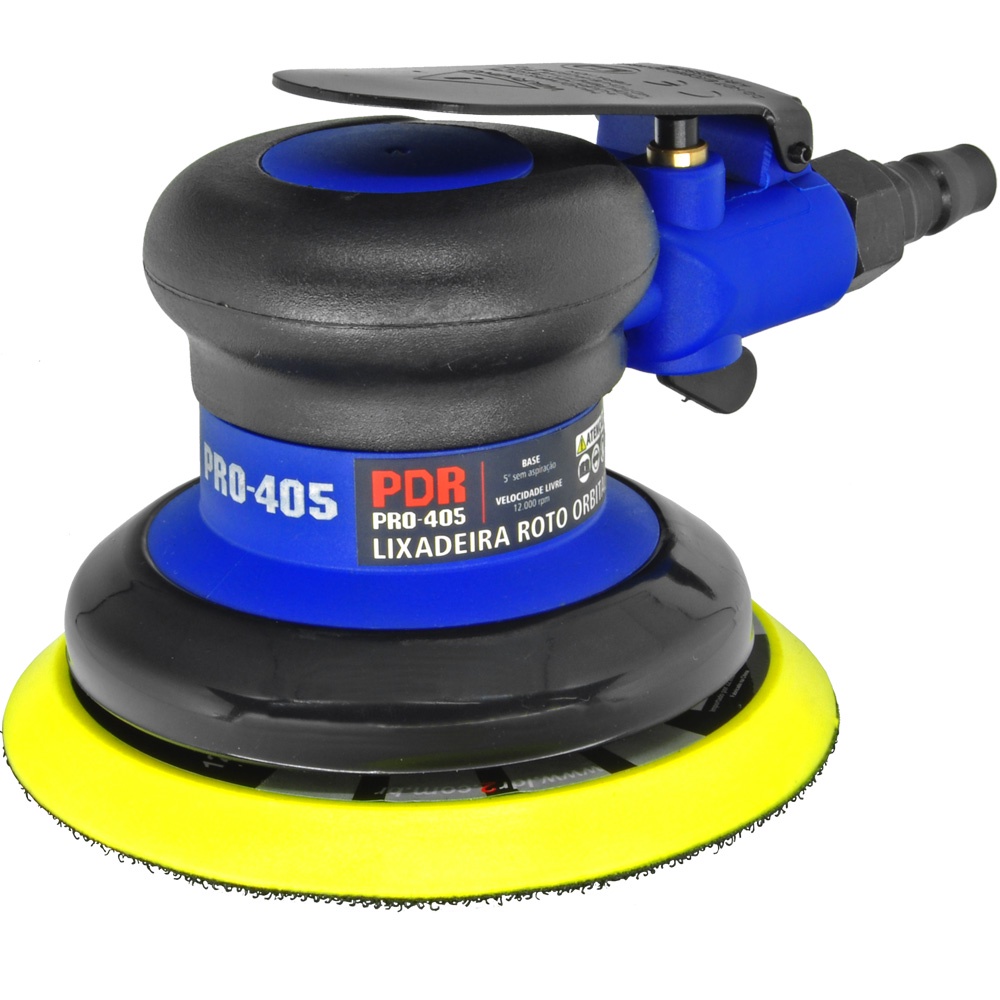 Lixadeira Roto Orbital Pneumática 5 Pol. Funilaria 0.5Hp PDR