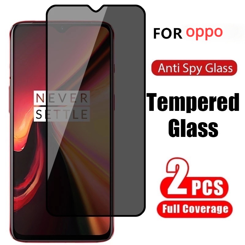 2 Pcs Vidro De Privacidade Anti-Espionagem OPPO A98 A78 A58 A38 A96 A76 A36 A17 A17K A77 A57 A55 A54 4G Protetor De Tela Temperado