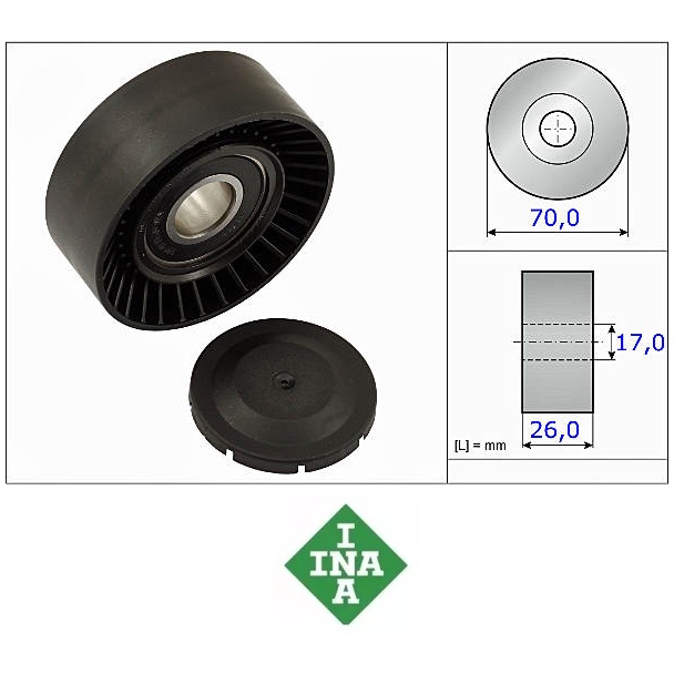 Polia Alternador A3 Courier Fiesta Ka Corolla Fox Gol Golf Polo Spacefox  531089110