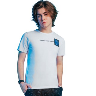 Camiseta Juvenil Masculina Eternity Rovitex Branco