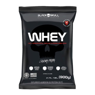 Whey Protein Refil Black Skull - 900g (wpi, Wpc, Wph)