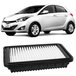 Filtro Ar Hyundai Hb20 Kia Picanto 2011 A 2019 Tecfil Arl233