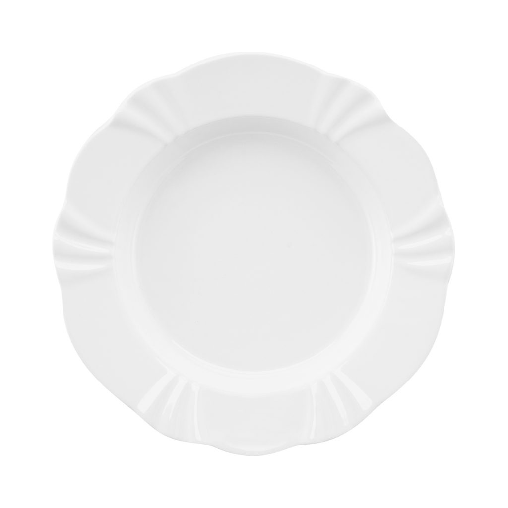 Prato Fundo Soleil White 24cm Oxford Porcelanas Branco