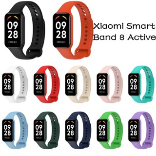 Xiaomi Smart Band 8 Active strap Cor Bracelete De silicone Pulseira Macia Para Xiaomi Smart Band8 Active alça