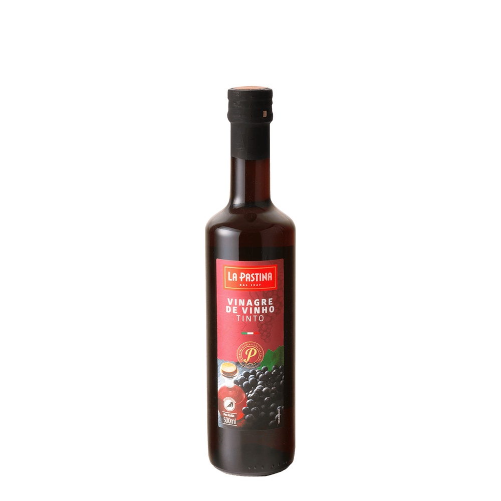 VINAGRE DE VINHO TINTO LA PASTINA 500ML em Oferta na Shopee