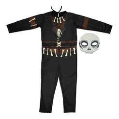 Fantasia Halloween Infantil Boneco Vudu Longo Com Máscara