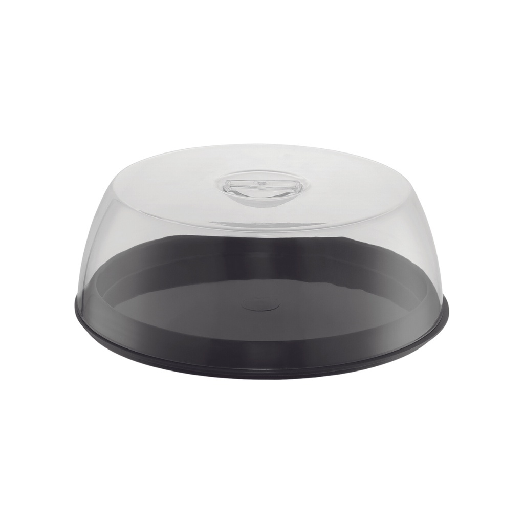 1 Porta Cake Black com Tampa Premium UZ Utilidades