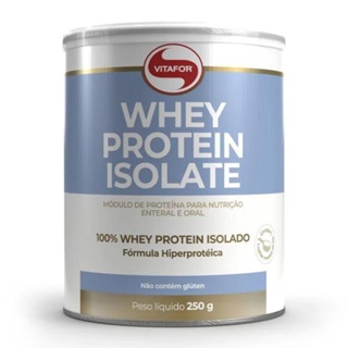 Whey Protein Isolate 250g - Vitafor em Oferta na Shopee