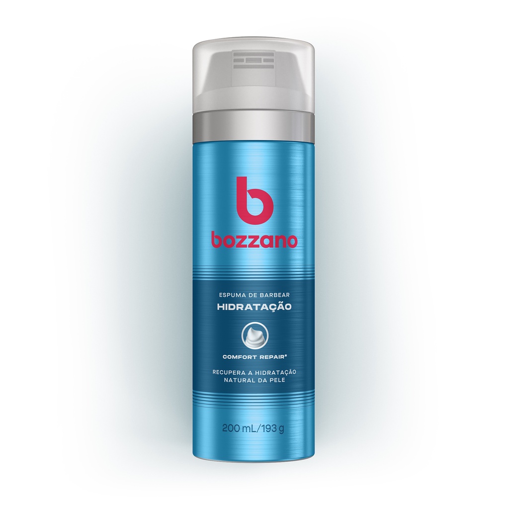 Espuma de Barbear Hidratação Natural Comfort Repair Bozzano