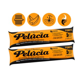 Kit 2un Hene Gel Pelucia Alisante Tonalizante Classico Forte
