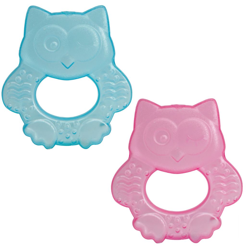 Mordedor Bebê Com Água Coruja Massageador De Gengiva Buba em Oferta na Shopee