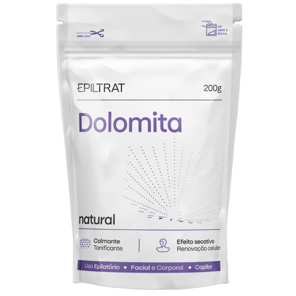 Dolomita Calmante Corpo Rosto Natural Epiltrat Labotrat 200g - Beauty