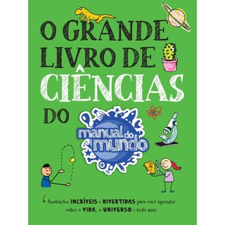 O grande livro de ciências do Manual do Mundo em Oferta na Shopee