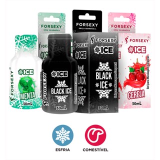 Gel Comestível Excitante e Beijável Sensação ICE 30ml - For Sexy
