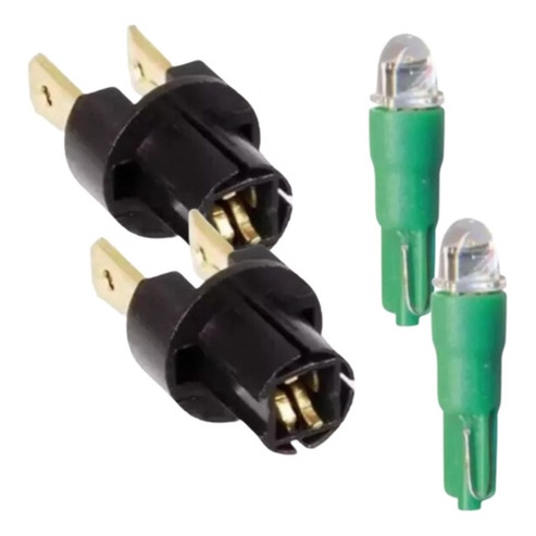 Soquete + Lampada Led Verde Painel Fusca Fafa / Itamar em Oferta na Shopee