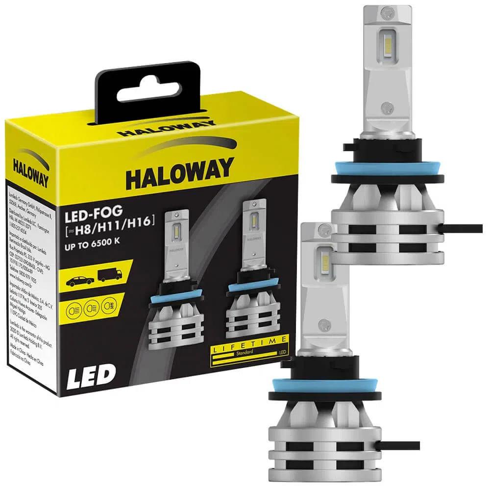 Par Lâmpada Haloway LED Fog H8 H11 H16 12/24V 24W 6500K