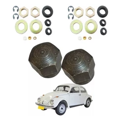 Par Reparo + Porca Eixo Limpador Parabrisa Fusca Após 1974