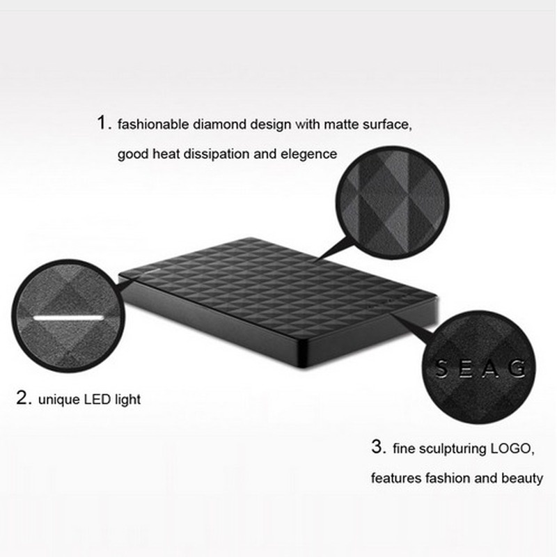 Seagate USB 3.0 Disco Rígido Portátil 4TB/2TB/1TB Externo