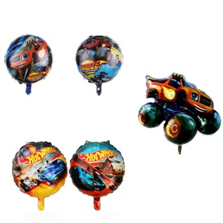 Balão de filme de alumínio em forma de tanque de fogo/balão de decoração de festa de aniversário de carro Hot Wheels em Oferta na Shopee