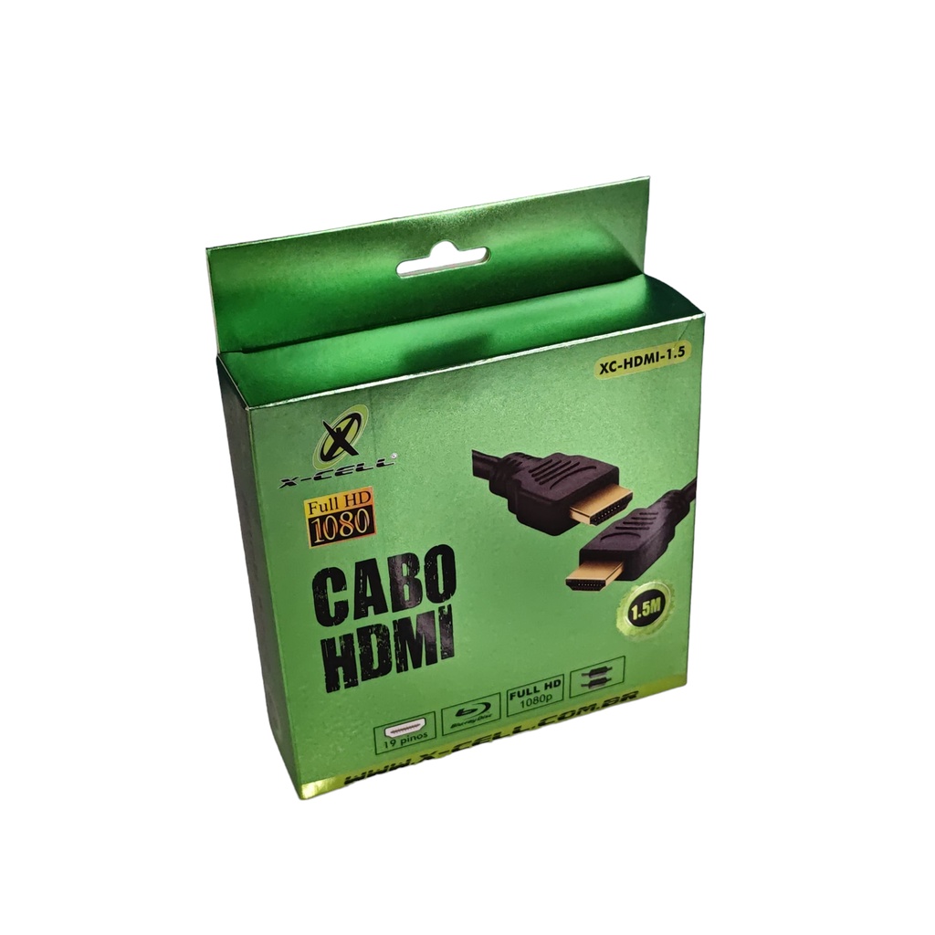 Cabo Hdmi 1.5 Metros Full Hd 1080p Hdtv Ps4 Ultra 4k X-cell