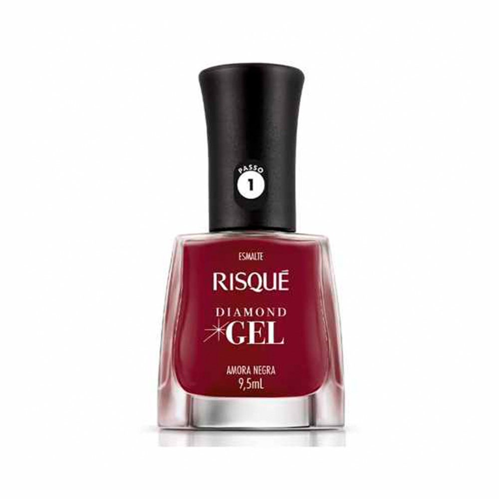Esmalte Risqué Diamond Gel Cremoso Amora Negra - Beauty