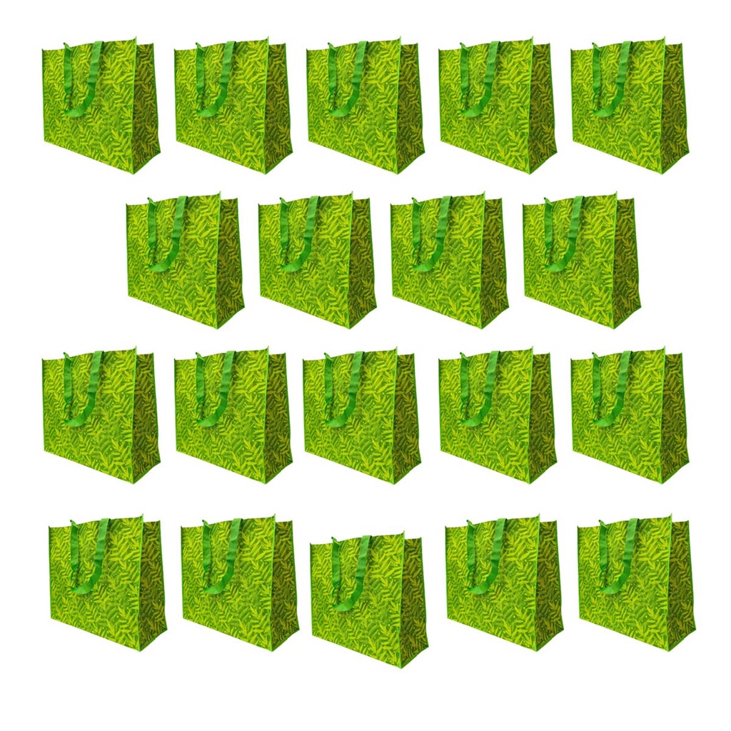 Bolsa Ecologica Ombro Sacola Ecobag Kit 18 Unidades Mercado Compras Feira Alça Resistente Multiuso