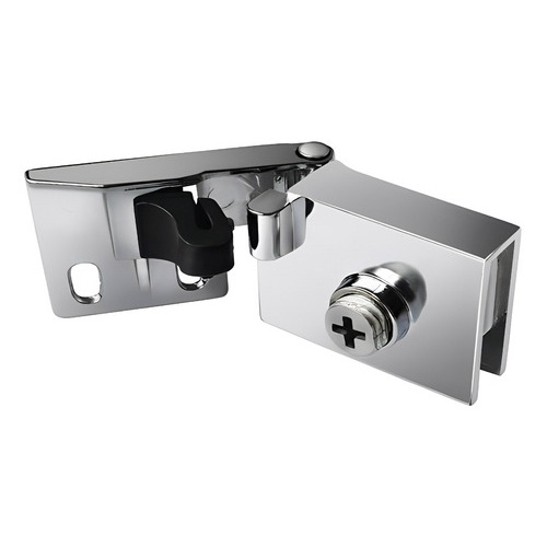 Par de Dobradiças de Pressão 859 - Aço Inox Alta Durabilidade Ideal para Portas de Vidro e Alvenaria armário em Oferta na Shopee