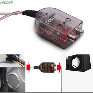 Conversor De Impedância De Áudio NIDOSE , Subwoofer Para Carro 12V Alto A Baixo , Adaptador RCA De Saída 50W em Oferta na Shopee