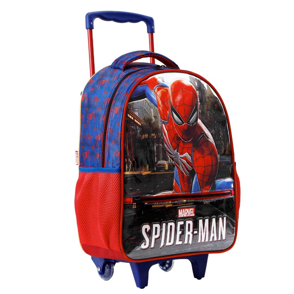 Mochila/Mala Escolar Infantil com Rodinhas 30x40cm Homem-Aranha Spider Man Xeryus em Oferta na Shopee