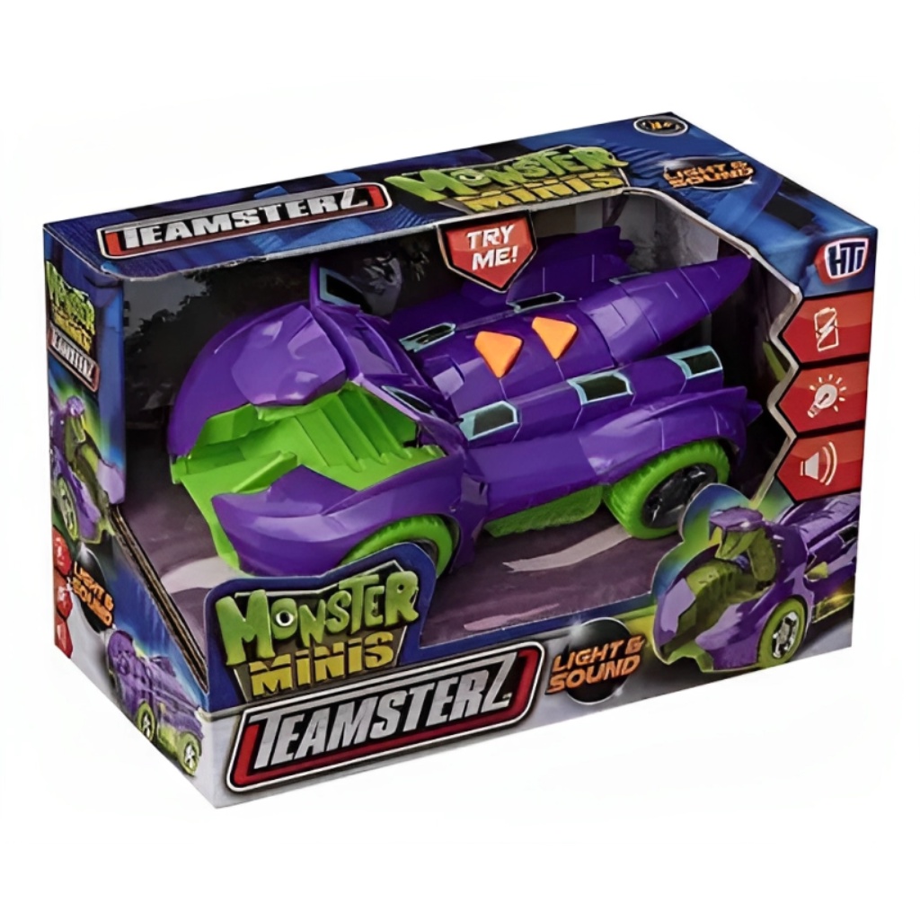Carrinho Monster Minis Cobra Com Luz E Som F0111-6 - Fun - Mom & Baby