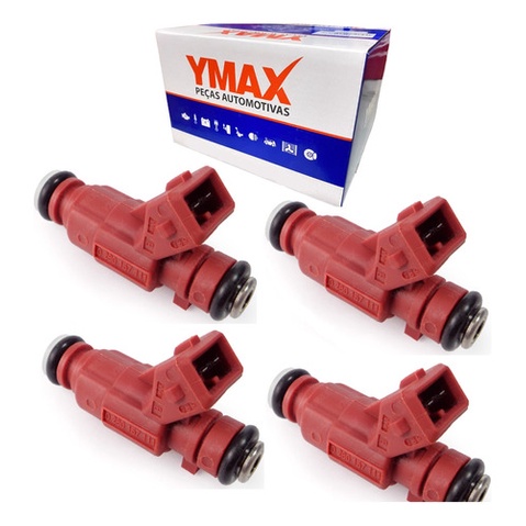 04 Bicos Injetores Vw Fox 1.0 8v 2010 2011 2012 2013 2014