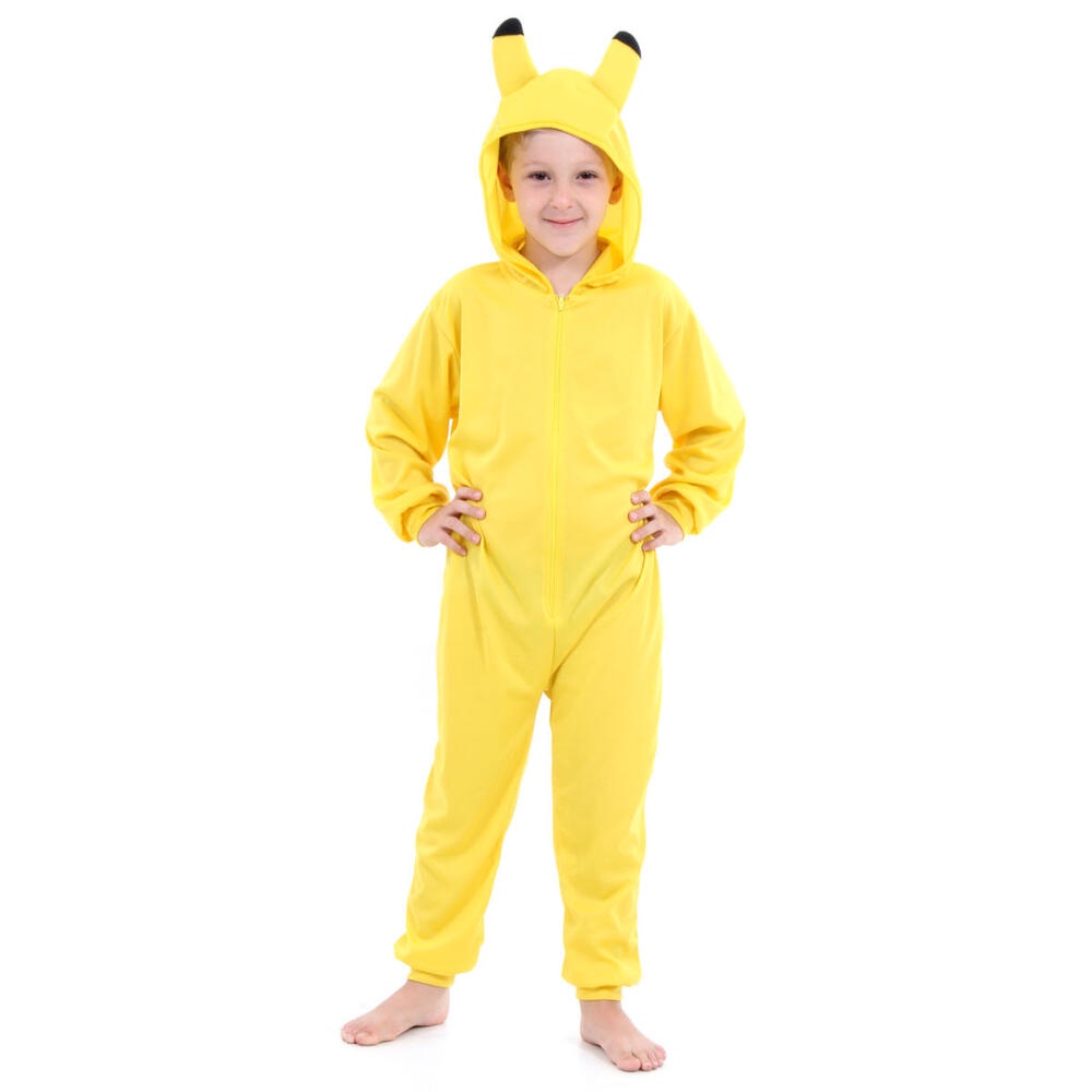 Fantasia Pikachu Kigurumi Infantil Com Capuz
 em Oferta na Shopee