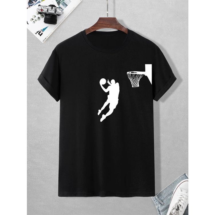 Camiseta basketball Camisa - Streetwear Algodão Confortável Estilo Moda Unissex Envio Rápido