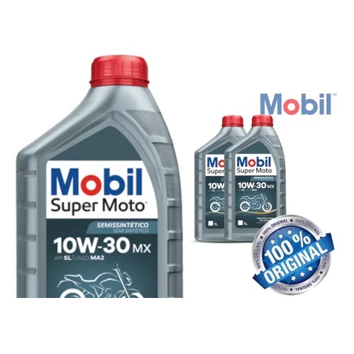 Óleo Mobil 10W30 Semissintético MX 1Lt