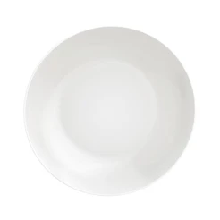 Prato Porcelana Branco Fundo Refeição Sopa Tramontina 21cm Leonora