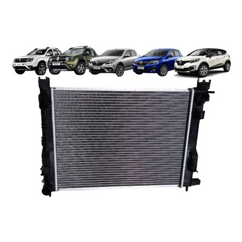 Radiador Eurus Renault Logan Sandero Duster 2015 2016 2017 2018 em Oferta na Shopee