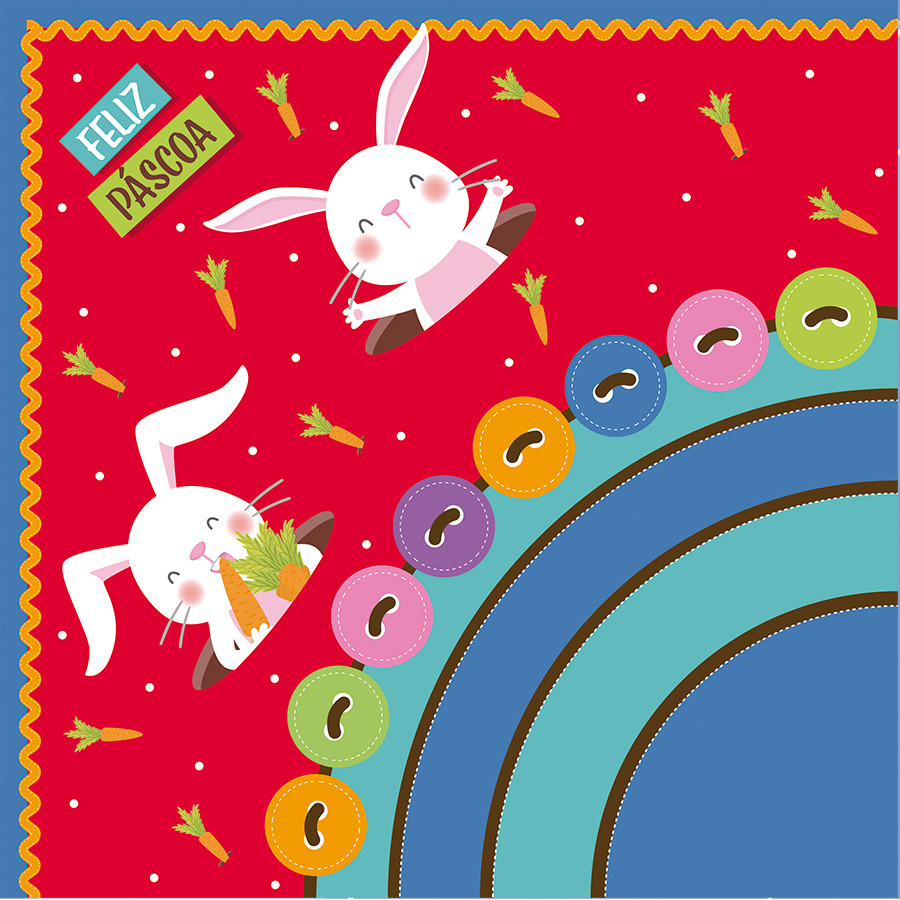 Saco Express 35x35cm para Ovos de 250g a 350g - Bottons - 5 unidades - Cromus - Rizzo