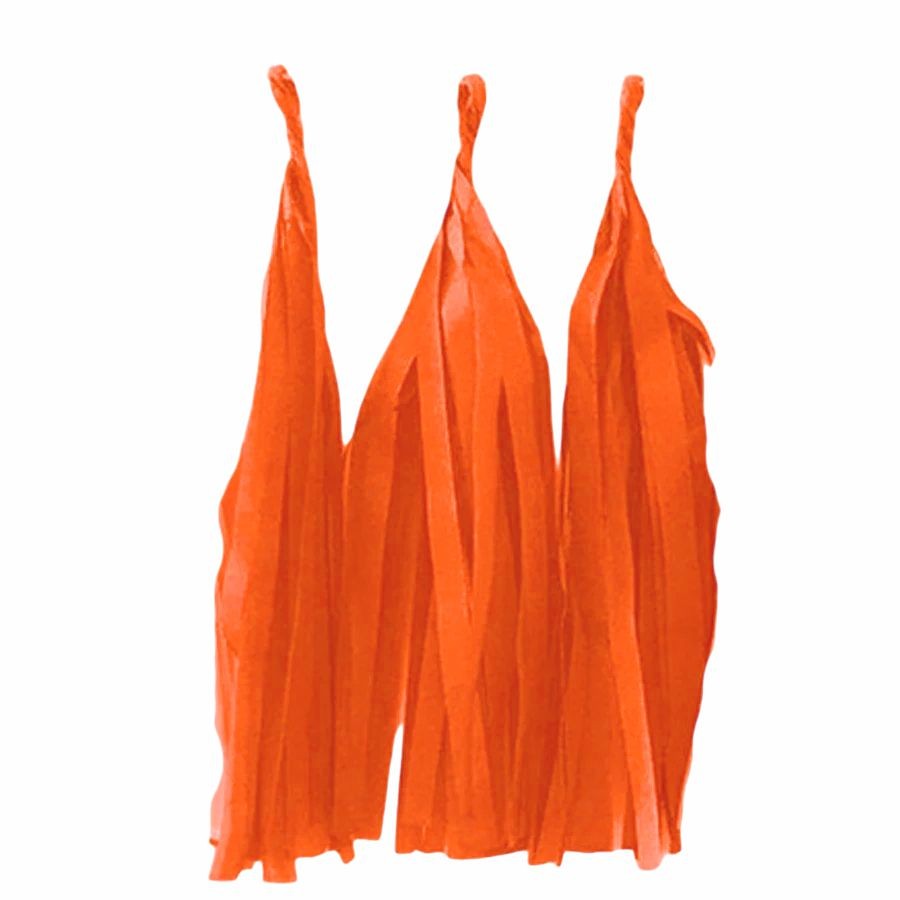 Varal de Pompons - Laranja - 2m - 5 unidades - Rizzo em Oferta na Shopee