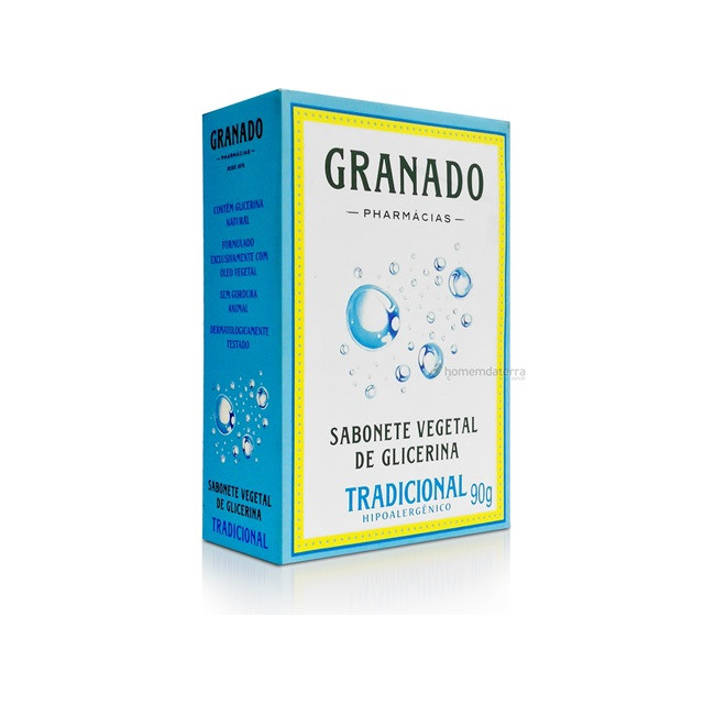 Sabonete de Glicerina em Barra Granado Tradicional com 90g em Oferta na Shopee