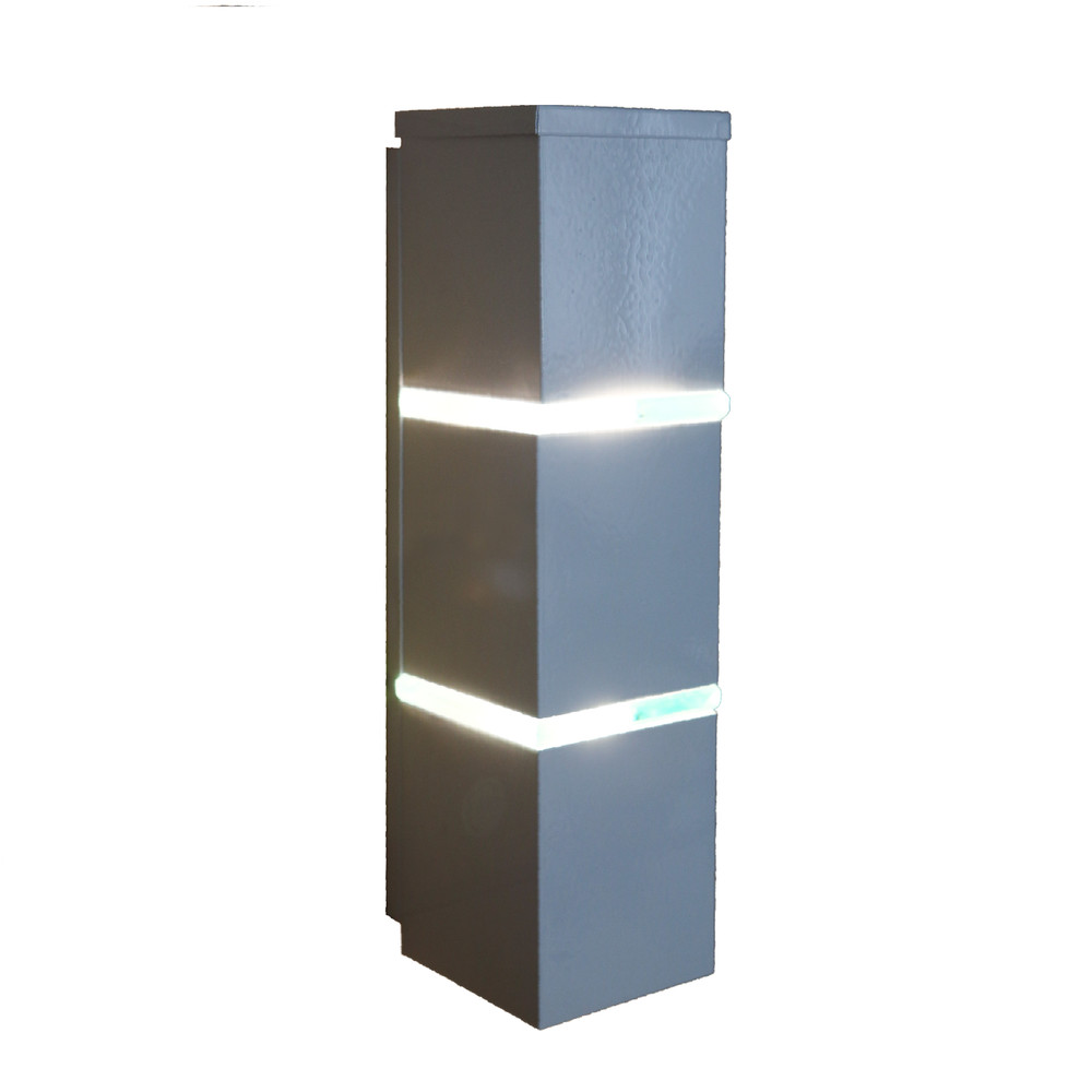 Arandela de Parede Externa Alumínio 32x10x11cm 2xG9 D&D Iluminação Branco