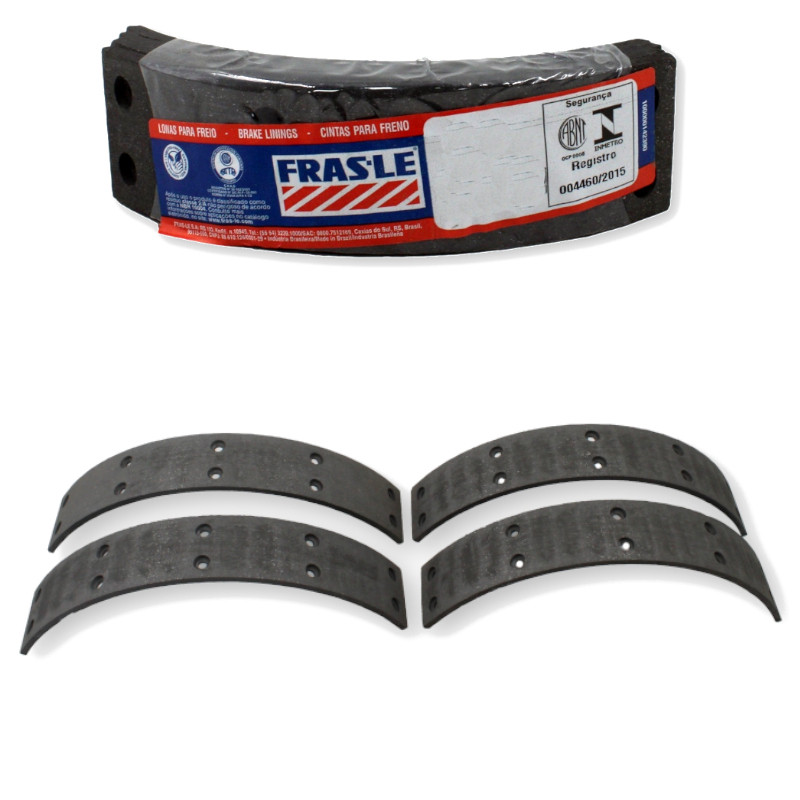 Lona Freio Fusca Dianteira Todos E Traseira Roda 4 Furos VW262 STD em Oferta na Shopee