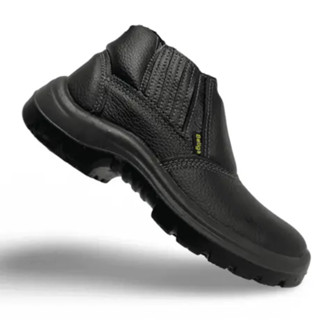 Botina De Segurança Elástico Couro Vaqueta Biqueira Pvc Ca44696 Bellga em Oferta na Shopee