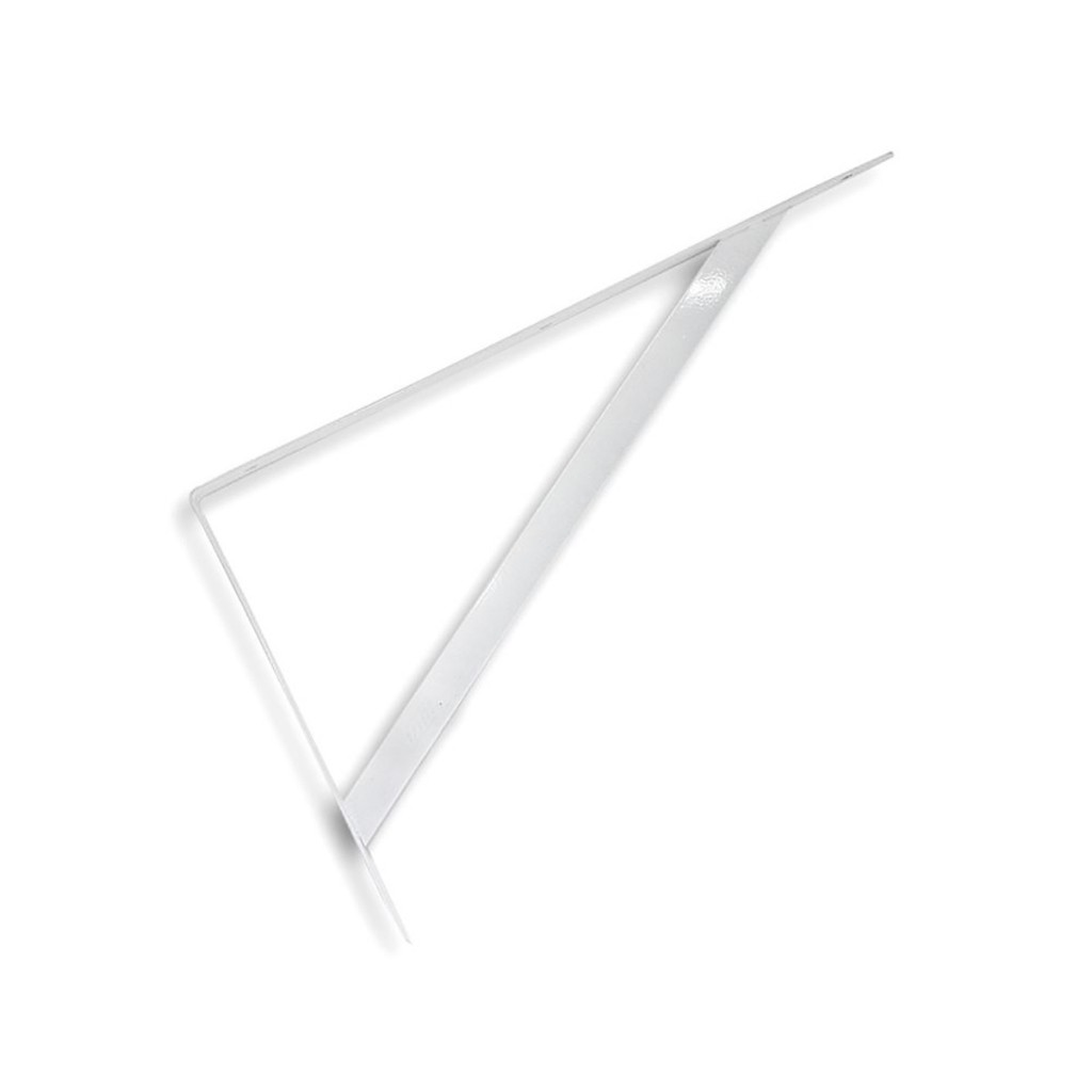 Kit com 12 Cantoneira Mao Francesa Reforçada 25cm Branca Loth em Oferta na Shopee