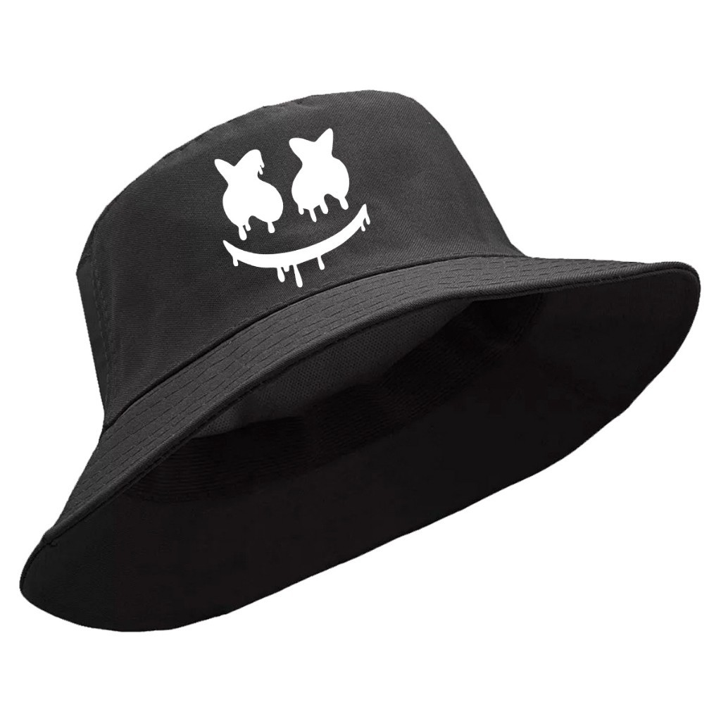 Chapéu Bucket Hat Unissex Dj Marshmellow Sorrindo - DIversas cores em Oferta na Shopee