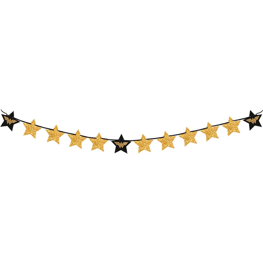 Faixa Decorativa - Mulher Maravilha Luxo - 1 unidade - Festcolor - Rizzo