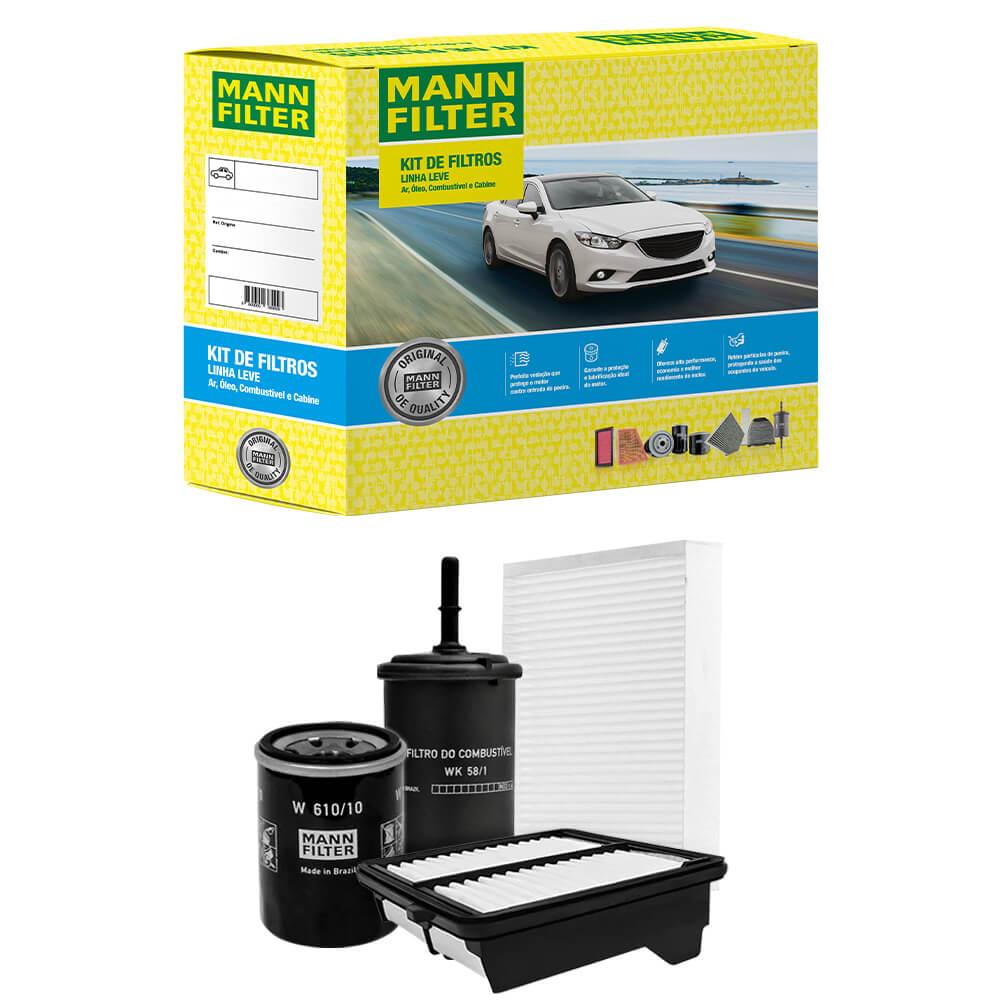Kit Filtro Honda City Fit 2008 A 2022 Mann Filter Sp11072-4